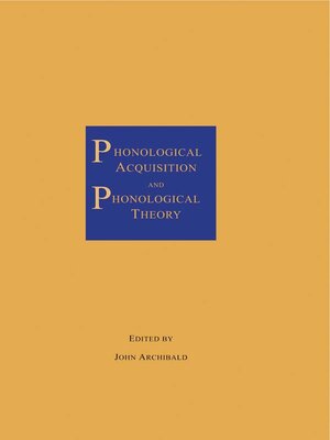 cover image of Phonological Acquisition and Phonological Theory